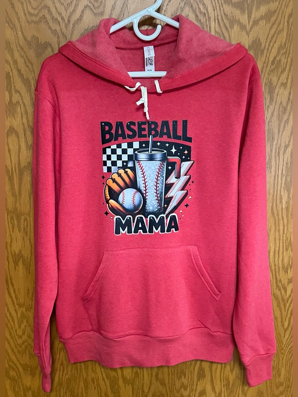 Baseball Mama Graphic Pullover Hoodie - NIP